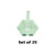 LITKO Acrylic Flight Stands, 20mm Hexagon, 3mm Clear, 1 inch Peg (25)