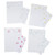 JETEHO 24 Pcs Cute Lovely Leaves Style Lined Letter Writing Stationary Paper and 12 Pcs Envelopes Set