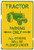 Tractor Tin Sign 8 x 12in