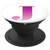 Pink Purple Letter J Monogram On White PopSockets Grip and Stand for Phones and Tablets