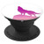 Pink Purple Wolf On White Background - PopSockets Grip and Stand for Phones and Tablets