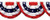 Amscan Scene Setters Patriotic Party Bunting Border Roll, 6 Ct.