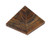 Spiritual Elementz Tiger Eye Pyramid (1'Inch) Stone of Protection & Harmony