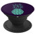 Teal Pineapple on a Purple Background PopSockets Grip and Stand for Phones and Tablets