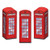 Beistle 54121 Phone Box Favor Boxes, 3 by 81/2-Inch (Value 3-Pack)