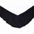 VHC Brands 17927 Solid Black Twin Bed Skirt 39x76x16