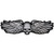 Hot Leathers Skull and Wings Patch (Multicolor, 5" Width x 2" Height)