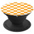 Checkerboard Orange and White | Check Pattern / Checkered - PopSockets Grip and Stand for Phones and Tablets