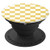 Checkerboard Yellow and White | Check Pattern / Checkered - PopSockets Grip and Stand for Phones and Tablets
