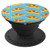 Pepperoni Pizza Lover Slice Pattern Gift Light Blue - PopSockets Grip and Stand for Phones and Tablets