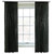 TRLYC 2FTX8FT Glitter Sequin Curtains Drape Panels Backdrops Wedding Backdrop Black Home Decor