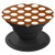 Saddle Brown and white polka dot - PopSockets Grip and Stand for Phones and Tablets
