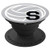 Monogram Initial S - Gray Volleyball With Letter S - PopSockets Grip and Stand for Phones and Tablets