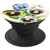 Pretty Pansy Flowers Blue Yellow Purple And White On Pastel - PopSockets Grip and Stand for Phones and Tablets