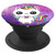Cute Caticorn Unicorn Cat Rainbow Kitty Design on Purple - PopSockets Grip and Stand for Phones and Tablets