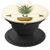 Pineapple Design Green Yellow Monogram Letter Initial G - PopSockets Grip and Stand for Phones and Tablets