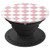Checkerboard Rose Pink White Checkered Check Pattern Board - PopSockets Grip and Stand for Phones and Tablets