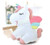Jax & Olivia Super Soft Stuffed Unicorn Bestie with Rainbow Wings - Plush Unicorn - Stuffed Animals Unicorn Toys (White)