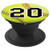 Girls Softball #20 Yellow Ball Jersey Number Twenty Gift - PopSockets Grip and Stand for Phones and Tablets Girls Softball #20 Yellow Ball Jersey Number Twenty Gift - PopSockets Grip and Stand for Phones and Tablets
