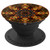 Dark Yellow Brown Orange Mandala Trippy Abstract Pattern - PopSockets Grip and Stand for Phones and Tablets