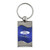 Ford Transit Connect on Blue Rectangular Wave Keychain - Officially Licensed