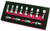 Astro 7412 1/4-Inch Drive Flex Socket Set, 6 Point - Metric, 12-Piece