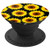 Sunflower Decor Girasol Yellow Sun Flower Black Background - PopSockets Grip and Stand for Phones and Tablets