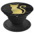 Yellow Cat Silhouette Black - PopSockets Grip and Stand for Phones and Tablets