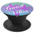 Good Vibes Purple Palm Tree Positive Energy Quote - PopSockets Grip and Stand for Phones and Tablets