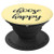 CHOOSE-HAPPY Pop-Socket with Inspirational Light-Yellow - PopSockets Grip and Stand for Phones and Tablets