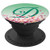 D Initial Letter Monogram Butterflies Personalized Green - PopSockets Grip and Stand for Phones and Tablets