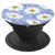 Daisies on a Blue Background Springtime Pattern - PopSockets Grip and Stand for Phones and Tablets