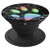 Rainbow Pink Blue Green Dog Paw Print on Black Marbled Look - PopSockets Grip and Stand for Phones and Tablets Rainbow Pink Blue Green Dog Paw Print on Black Marbled Look - PopSockets Grip and Stand for Phones and Tablets