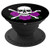goth gothic purple skulls roses floral skeleton - PopSockets Grip and Stand for Phones and Tablets
