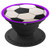 The PixelPOD Soccer Ball Sport Purple For Kids PopSockets Stand for Smartphones and Tablets - PopSockets Grip and Stand for Phones and Tablets
