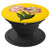 Chrysanthemum Yellow Background Vintage Flower Butterfly - PopSockets Grip and Stand for Phones and Tablets