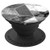 Marbled Geometric Design Black And White - PopSockets Grip and Stand for Phones and Tablets