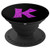 Letter K - Initial K Purple Pink Monogram - PopSockets Grip and Stand for Phones and Tablets