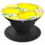 Lemon Slice Drop Summer Time Fruit Pattern Pink Yellow White - PopSockets Grip and Stand for Phones and Tablets