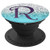 Dark Purple Letter R Monogram On White Silver Blue - PopSockets Grip and Stand for Phones and Tablets