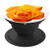 Yellow Orange Plant Lady Garden Rose Flower on White PS13764 - PopSockets Grip and Stand for Phones and Tablets