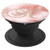 Letter N Golden Rose Initial On Pink Marbled - PopSockets Grip and Stand for Phones and Tablets