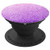 White Pineapple Pattern Purple Gradient Background - PopSockets Grip and Stand for Phones and Tablets