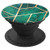 Grip Geometric Golden Marbled Green Chic Design - PopSockets Grip and Stand for Phones and Tablets