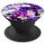 Purple Blue Violet White Pansies - PopSockets Grip and Stand for Phones and Tablets