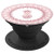 Rose-Pink on White Pop-Socket with Pineapple-Fruits Design - PopSockets Grip and Stand for Phones and Tablets