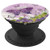 Purple Butterfly Watercolor Pansy Flowers - PopSockets Grip and Stand for Phones and Tablets