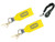 Koala Lifestyle Chums Floating Neoprene Boat Keychain | Waterproof Marine Key Chain Float Buoy Boating Accessory | Floatable Foam Key Fob for Water Sports | 2pk Bundle + Lanyard, Yellow