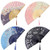 BABEYOND Spanish Floral Folding Hand Fan Vintage Handheld Lace Folding Fan with Different Patterns Fabric Folding Fan for Wedding Dancing Party (Japanese Flower-1)