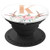 Antlers Pink Flowers Rose  Monogram Initial Letter K - PopSockets Grip and Stand for Phones and Tablets